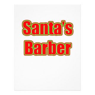 Santa's Barber Custom Flyer