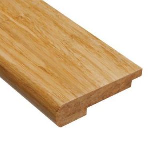 Home Legend Strand Woven Natural 3/8 in. Thick x 3 1/2 in. Wide x 78 in. Length Bamboo Stair Nose Molding HL206SNH
