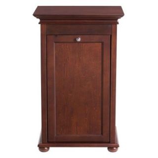 Home Decorators Collection Hampton Bay 17 in. W Tilt Out Hamper in Sequoia 2601300960