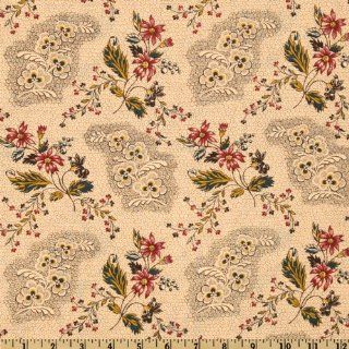 108'' Old Sturbridge Village Collection Quilt Backing Multi/Natural Fabric By The Yard