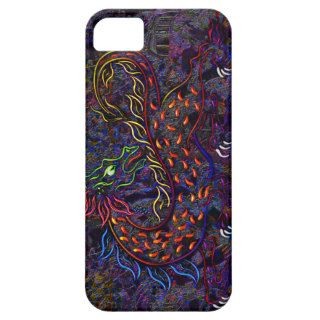 Fancy Neon Medieval Lion & Women's Fashion Collage iPhone 5 Cases
