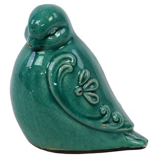 Turquoise Ceramic Bird