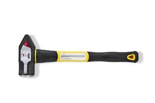Python 10 112 3 Pound Cross Peen Hammer with 16 Inch Double Injection Fiberglass Handle   Ball Peen Hammers  