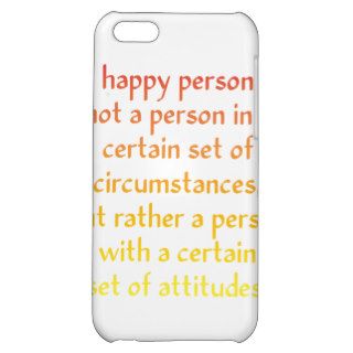 A happy person is not a person in a certain set of