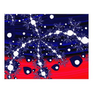 Fireworks 4 4th of July Cool Abstract Fractal Full Color Flyer