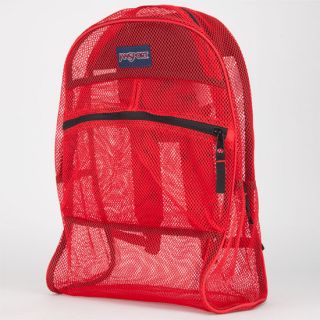 Mesh Pack Backpack Red One Size For Men 221400300