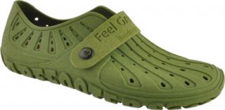 Barefooters Classic   Cactus Green Cork Slip on Shoes