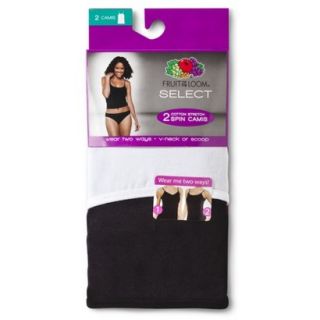 Fruit of the Loom SELECT Cotton Stretch Cami 2 Pack   Assorted Colors XL