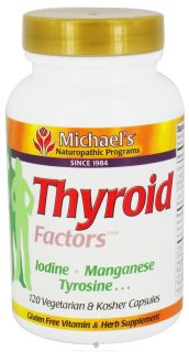 Michaels Naturopathic Programs   Thyroid Factors   120 Vegetarian Capsules