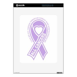 all cancers I can do all things Decal For iPad