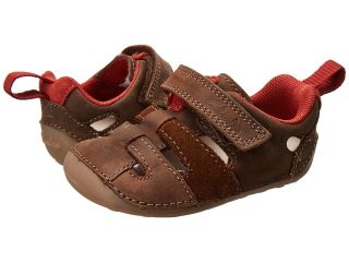 Clarks Kids Tiny Sun Boys Shoes (Brown)