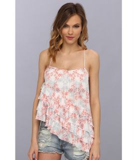 Free People Printed Flutter By Top Womens Sleeveless (Navy)