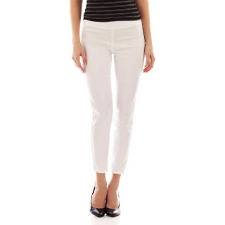 I Jeans By Buffalo Cropped Jeggings, White, Womens