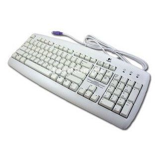 CircuitOffice Compatible New Logitech Y SU45 104 Key Deluxe PS2 Desktop Media Keyboard White 867382 0403 Computers & Accessories