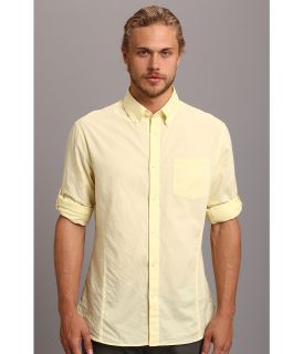 John Varvatos Star U.S.A. Adjustable Sleeve Shirt 37VN Mens Long Sleeve Button Up (Yellow)