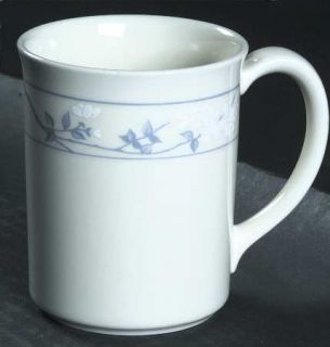 Corning First Of Spring Mug, Fine China Dinnerware   Corelle,White Flowers,Blue