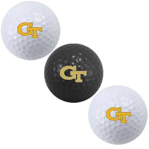 Georgia Tech Yellow Jackets Team Golf 3pk Golf Ball Set