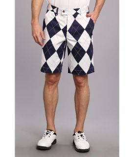 Loudmouth Golf Navy and White Short Mens Shorts (Blue)