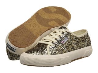 Superga 2750 Chunky Glitter Womens Lace up casual Shoes (Gold)