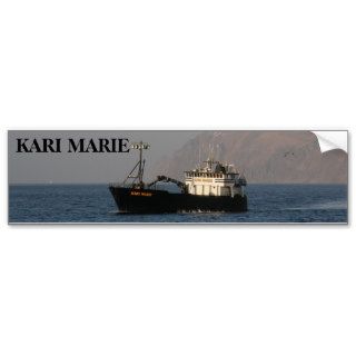 Kari Marie, Crab Boat in Dutch Harbor, AK Bumper Stickers
