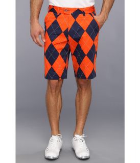 Loudmouth Golf Navy and Orange Short Mens Shorts (Blue)
