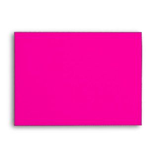 Hot Pink Linen Envelopes