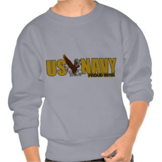 Proud Navy Sister Sweatshirts