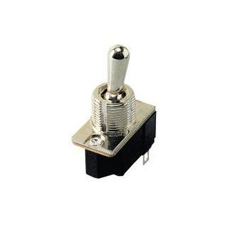 Eaton 8381K108 General Purpose Toggle Switch, AC/DC Rated, Solder Termination, SPST Contacts, On None Off Action, 0.469" Dim Bushing Length, 6A at 125VAC/VDC, 3A at 250VDC Electronic Component Toggle Switches