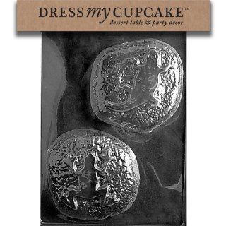 Dress My Cupcake DMCK121SET Chocolate Candy Mold, Reptile Rocks, Set of 6 Kitchen & Dining