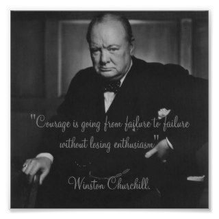 Winston Churchill Poster