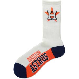Houston Astros For Bare Feet Crew White 506 Sock