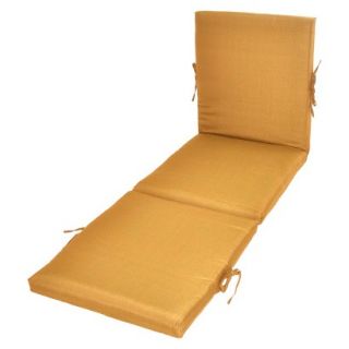 Threshold Outdoor Chaise Lounge Cushion   Yellow Textured