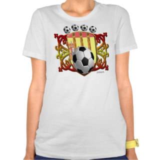 Spain Soccer Power Ladies Plus Size T Shirt 