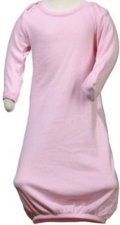 Baby Bella 125 Infant's 100% Cotton Long Sleeve Infant Baby Sleeper Onesie   Pink 125 3 6 Fashion T Shirts Clothing