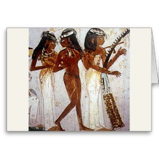 Ancient Egyptian Music Greeting Cards