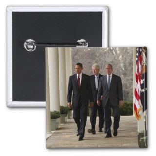 President Barack Obama and former presidents Pin