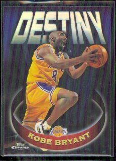 1997 98 Topps Chrome Destiny Refractor Kobe Bryant #D5 Sports Collectibles