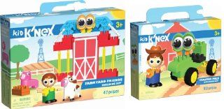 K'NEX Kid Tractor Pals/Farmyard Friends Interlocking Building Set Kit Toys & Games