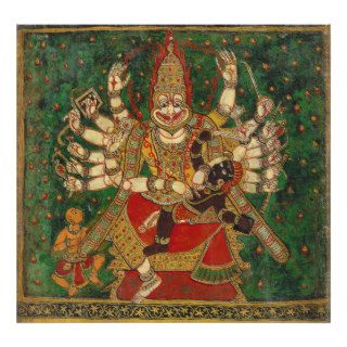 Narasimha Killing Hiranyakashipu On His Lap Photographic Print