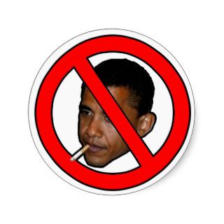 No Smoking, Obama. Stickers