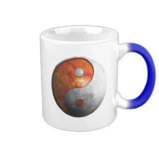 Yin Yang Sun and Moon (Customize It) Mugs