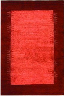 Safavieh GB127E Hand Knotted Red Wool Area Rug, 4 Feet by 6 Feet  