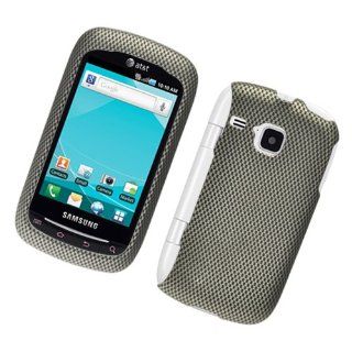 Samsung Doubletime I857 Rubber Image Case Carbon Fiber 127 Cell Phones & Accessories