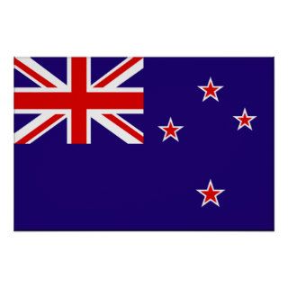 New Zealand Flag Posters