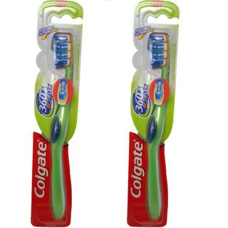 Colgate Acti Flex 360 Soft Full Head Toothbrush #28 (Pack of 2) Colgate Toothbrushes