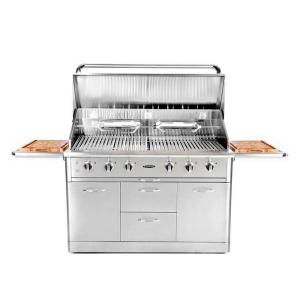 Capital Precision 6 Burner Stainless Steel Natural Gas Grill HCG52RFSN