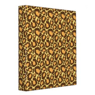 Leopard 3 Ring Binder