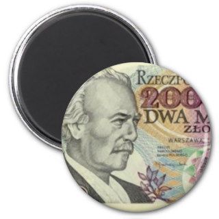 Poland Banknote Two Million zloty Refrigerator Magnet