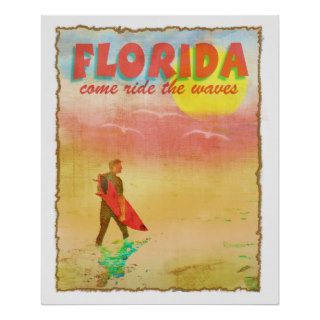 Florida Surfer Print