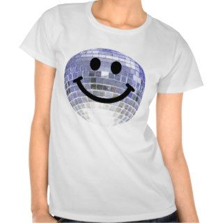Disco Ball Smiley T Shirt